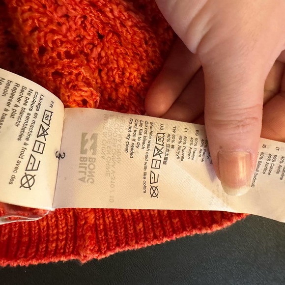 Billabong Sweet Bliss Surplice wrap lose knit sweater size small - Picture 7 of 8